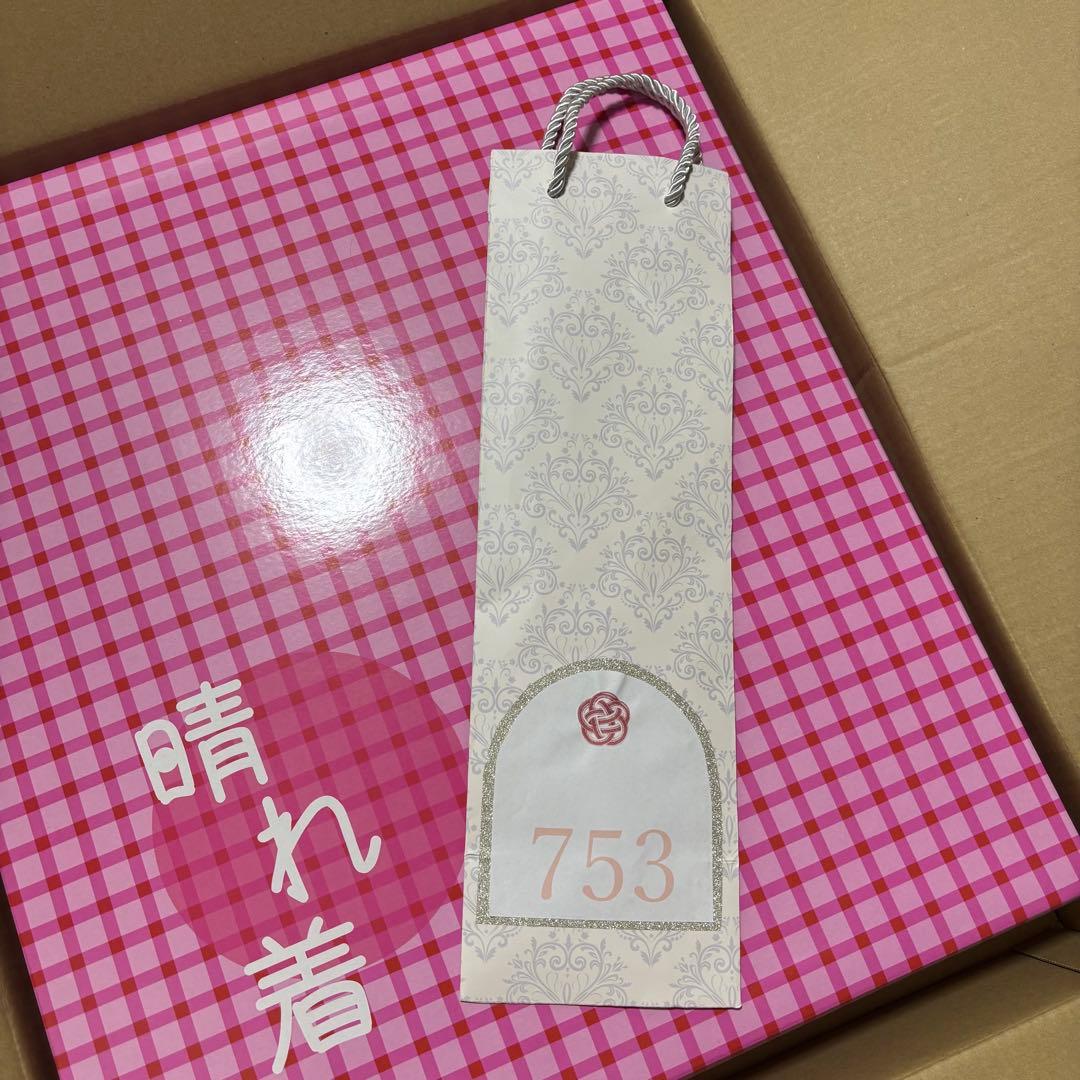 【美品】キョウエツ　七五三　くすみカラー　着物　淡色　女の子 ３歳　セット