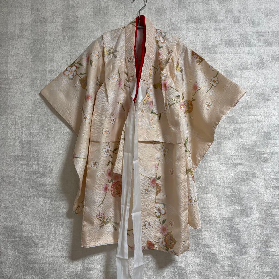 【美品】キョウエツ　七五三　くすみカラー　着物　淡色　女の子 ３歳　セット