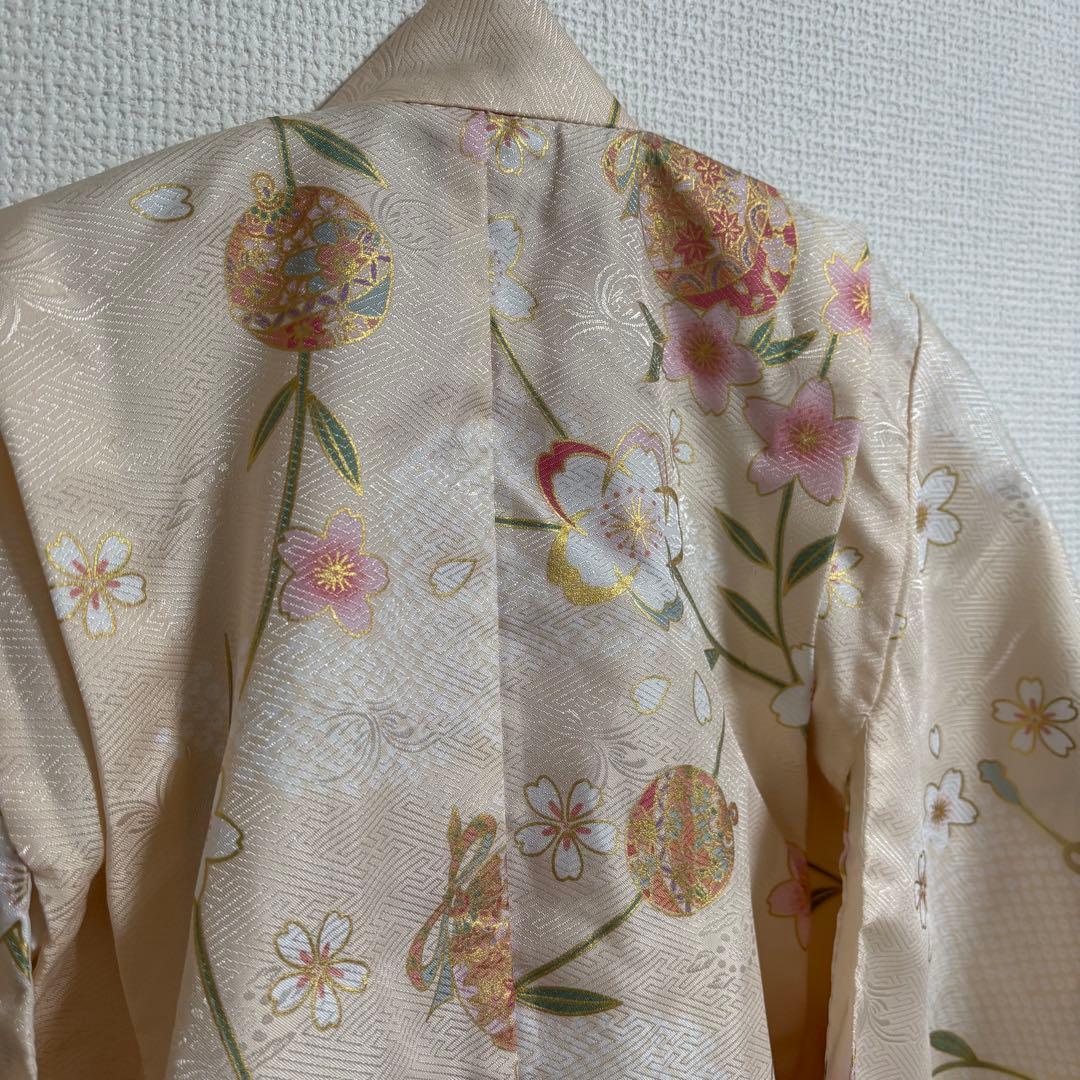 【美品】キョウエツ　七五三　くすみカラー　着物　淡色　女の子 ３歳　セット