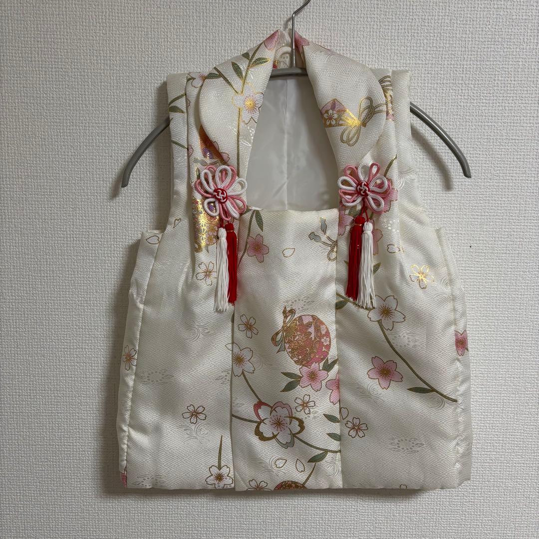 【美品】キョウエツ　七五三　くすみカラー　着物　淡色　女の子 ３歳　セット