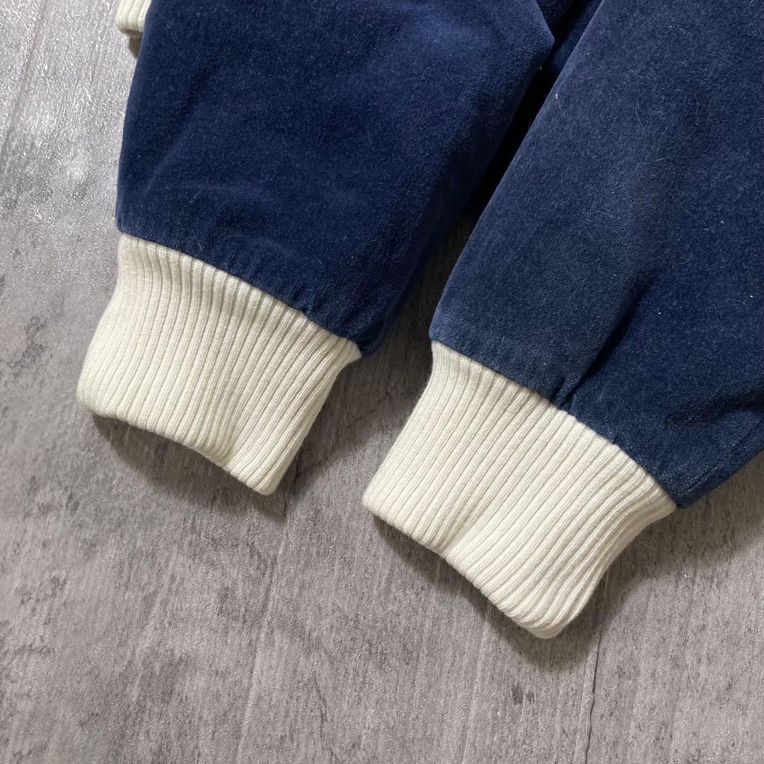 00s PUMA ベロア 中綿ジャケット リバーシブル 紺 白 XL - メルカリ