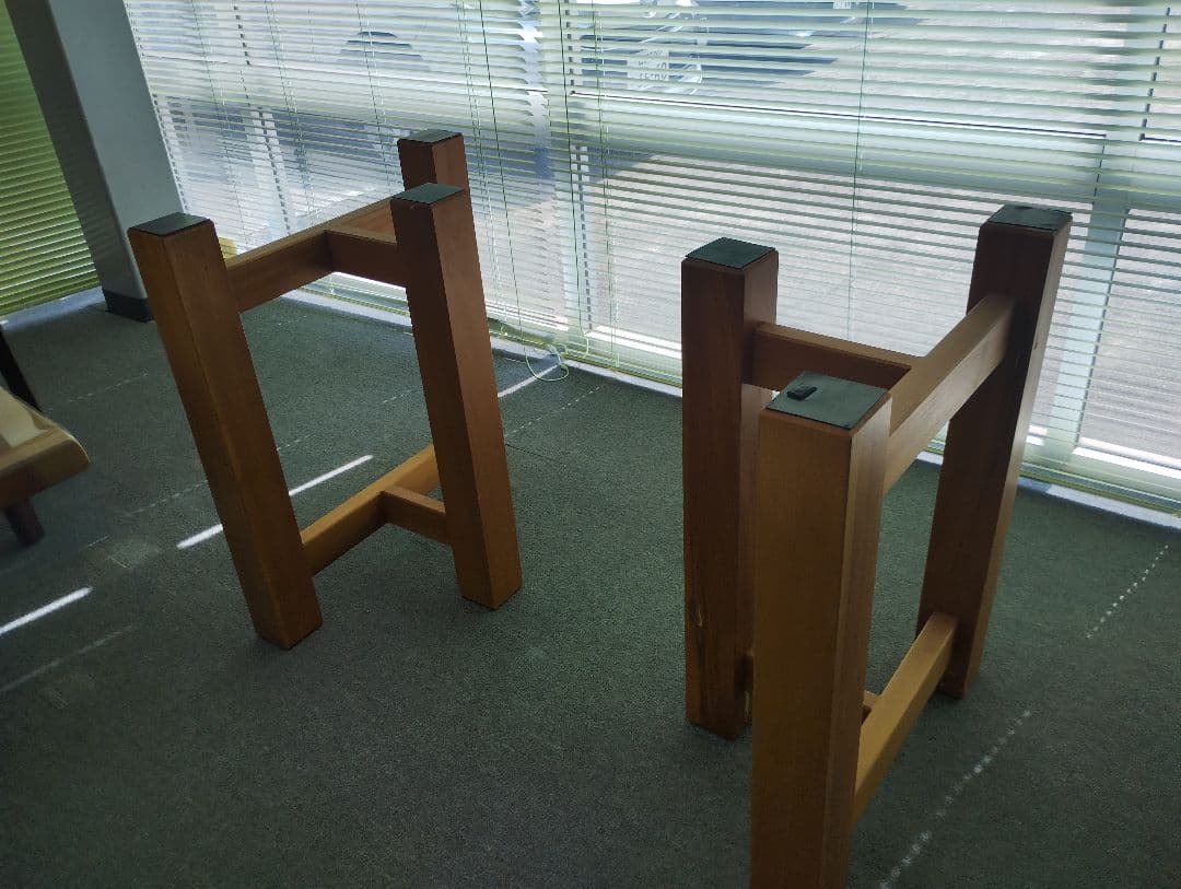 パジョー様専用として ①木製長方形テーブルの脚