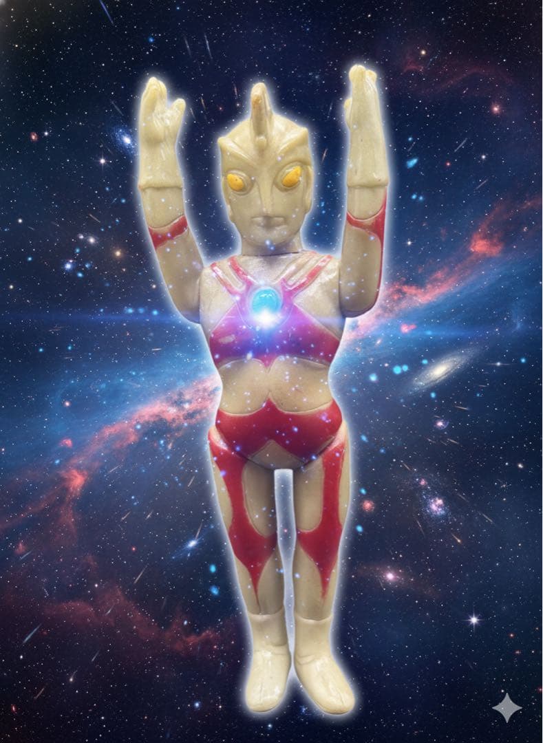 激レア】当時物 マルサン ウルトラマンエース ミドルソフビ 14cm 希少