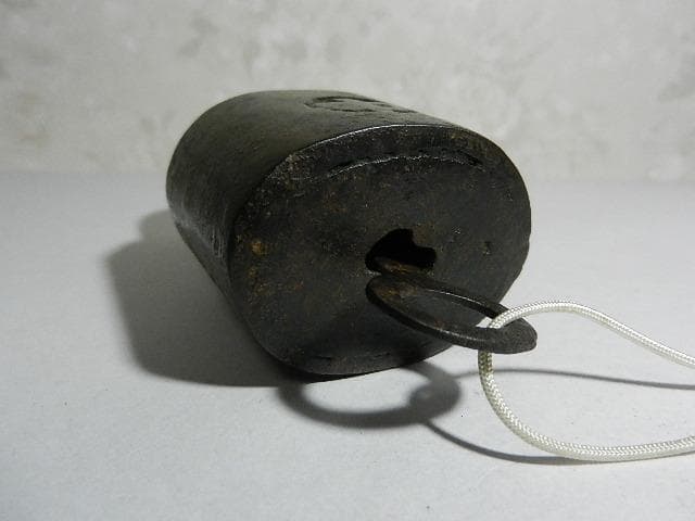 古い希少な鉄道錠前その１（ボディーに「滿鐵」マークと思われる刻印）