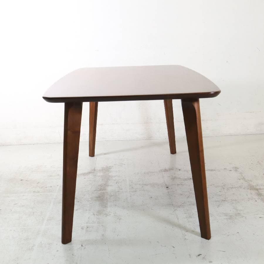 柏木工 ダイニングテーブル 幅150cm OB53W 色BW ウォールナット材