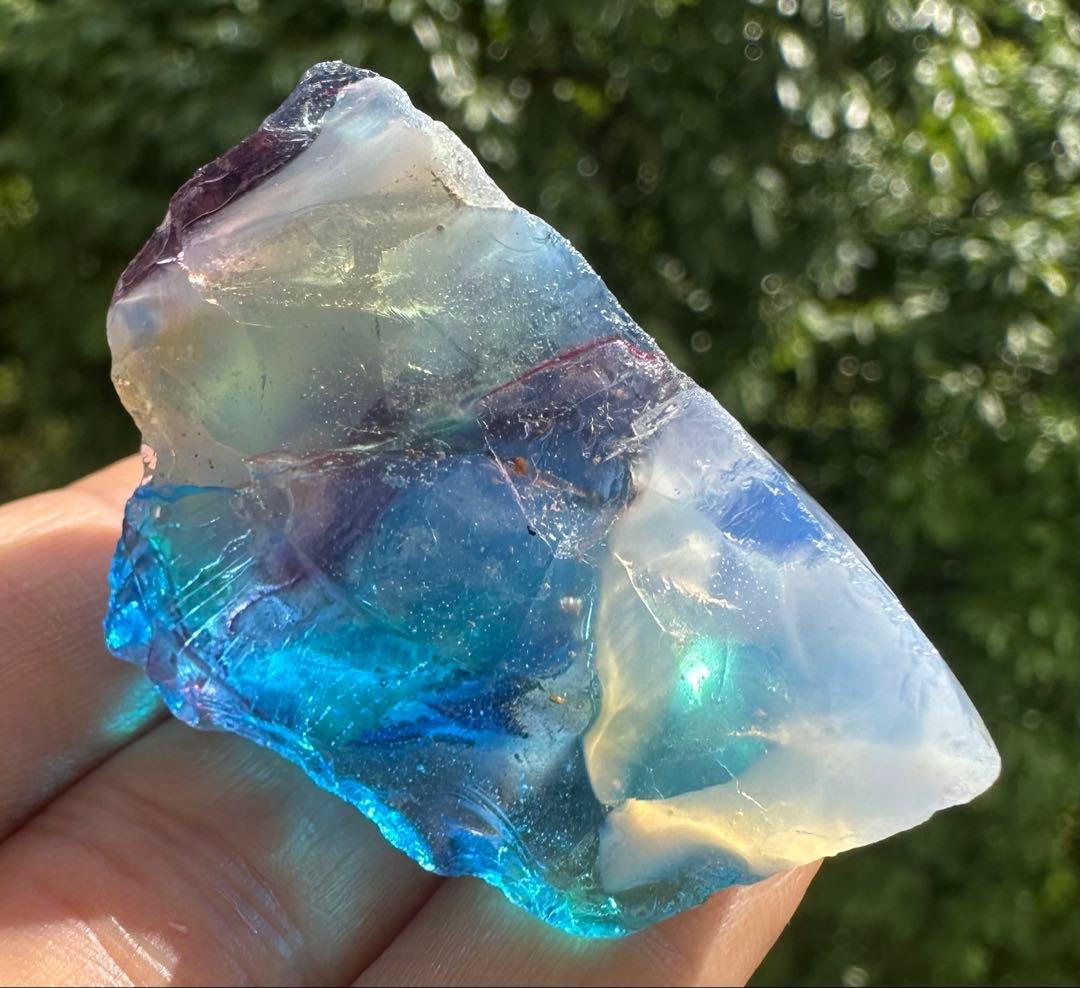 1点物シエラネバダ産アンダラクリスタル マルチカラーレムリア