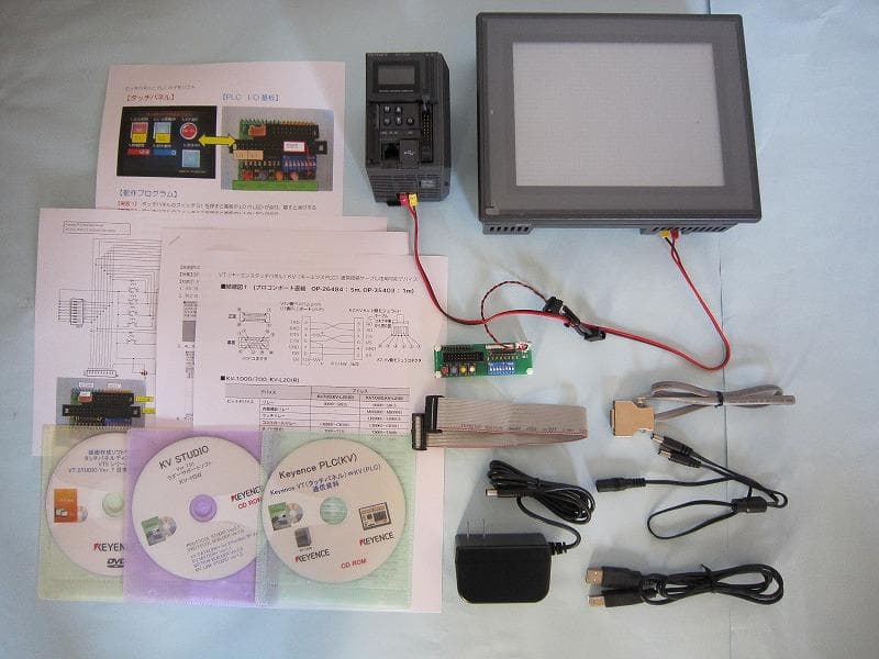 キーエンス　PLC KV700 タッチパネル VT2-7SB 学習キット ☆キーエンス PLC KV700 タッチパネル VT2-7SB 学習キット キーエンス