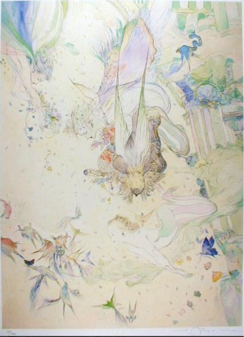 天野喜孝　アートポスター　「騎神きたりぬ」　「黎明」　「春の宴」 天野喜孝 アートポスター 「騎神きたりぬ」 「黎明」 「春の宴」 天野