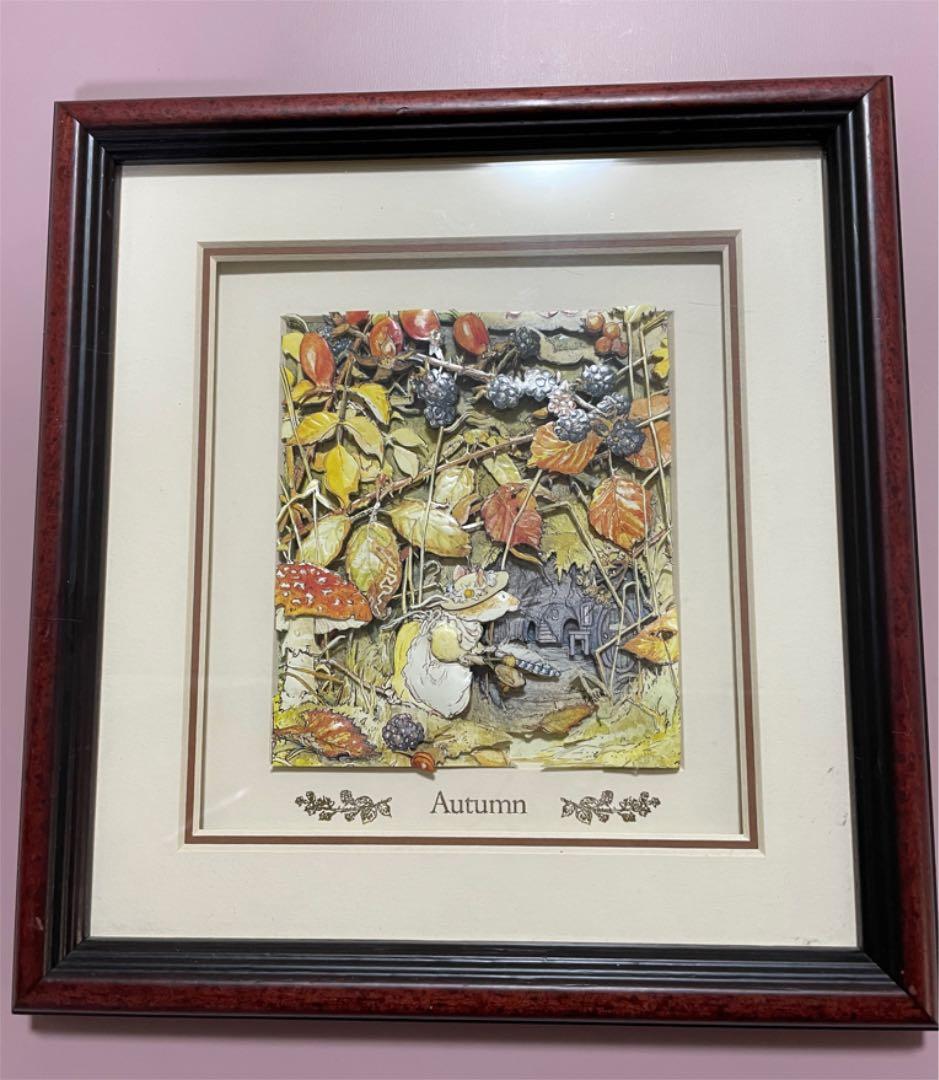 ブランブリーヘッジ（のばらの村のものがたり）飾り　コレクション　壁掛け ブランブリーヘッジ 置物 立体 壁掛け のばらの村のものがたり