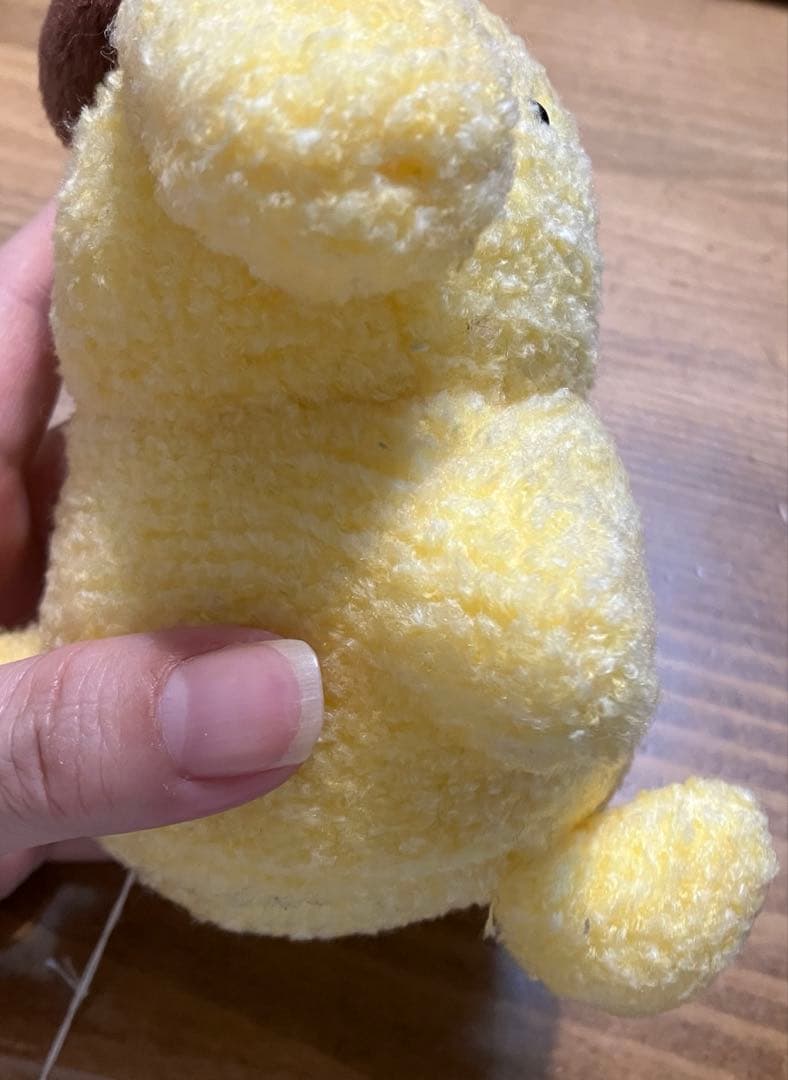 ポムポムプリン　カスタードプリン　ぬいぐるみ　マスコット　ボールチェーン