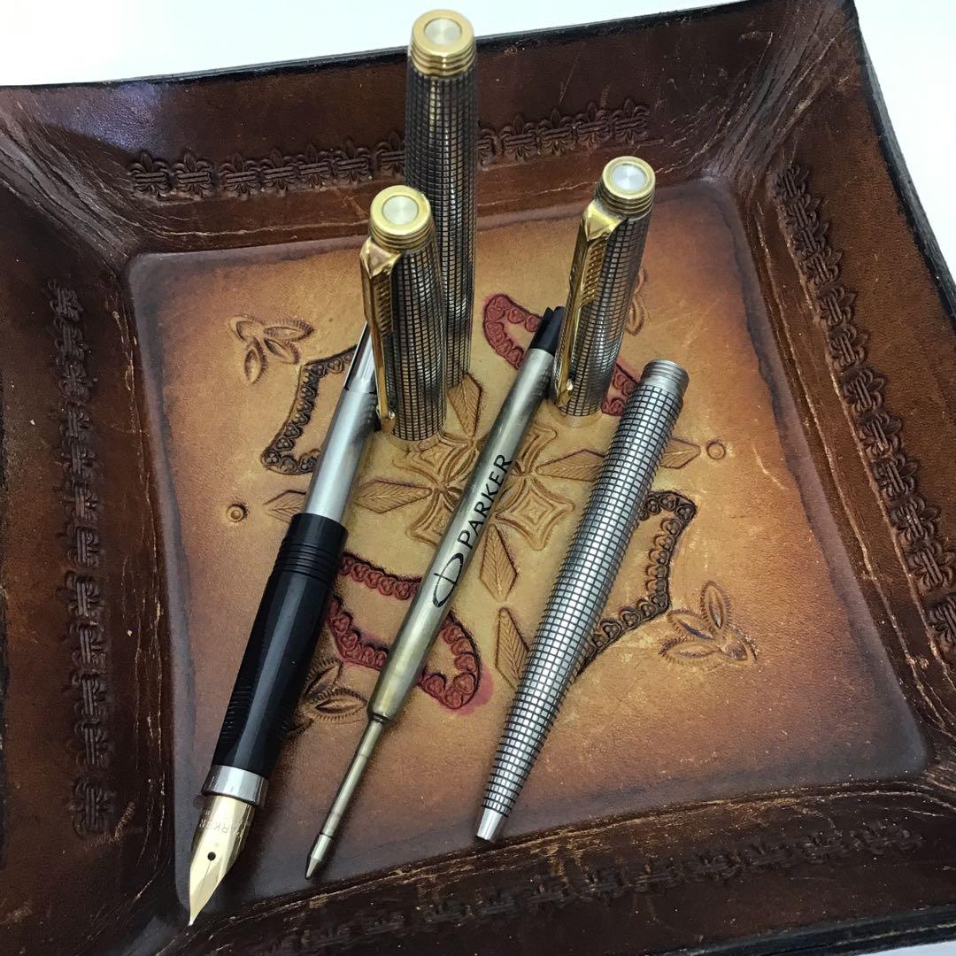 ❣️PARKERパーカー❣️75スターリングシルバー万年筆/ボーペンセット