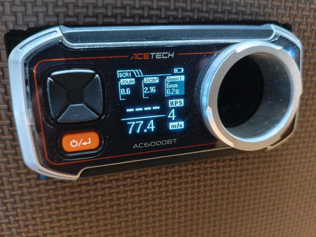 ACETECH AC6000 BT 弾速計　BB弾 射撃速度測定 初速計