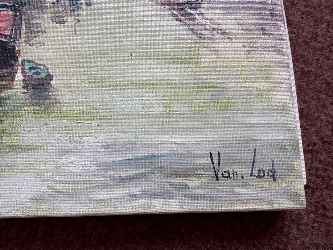 フランス画家 Van Lod ヴァン・ロッドの油彩画