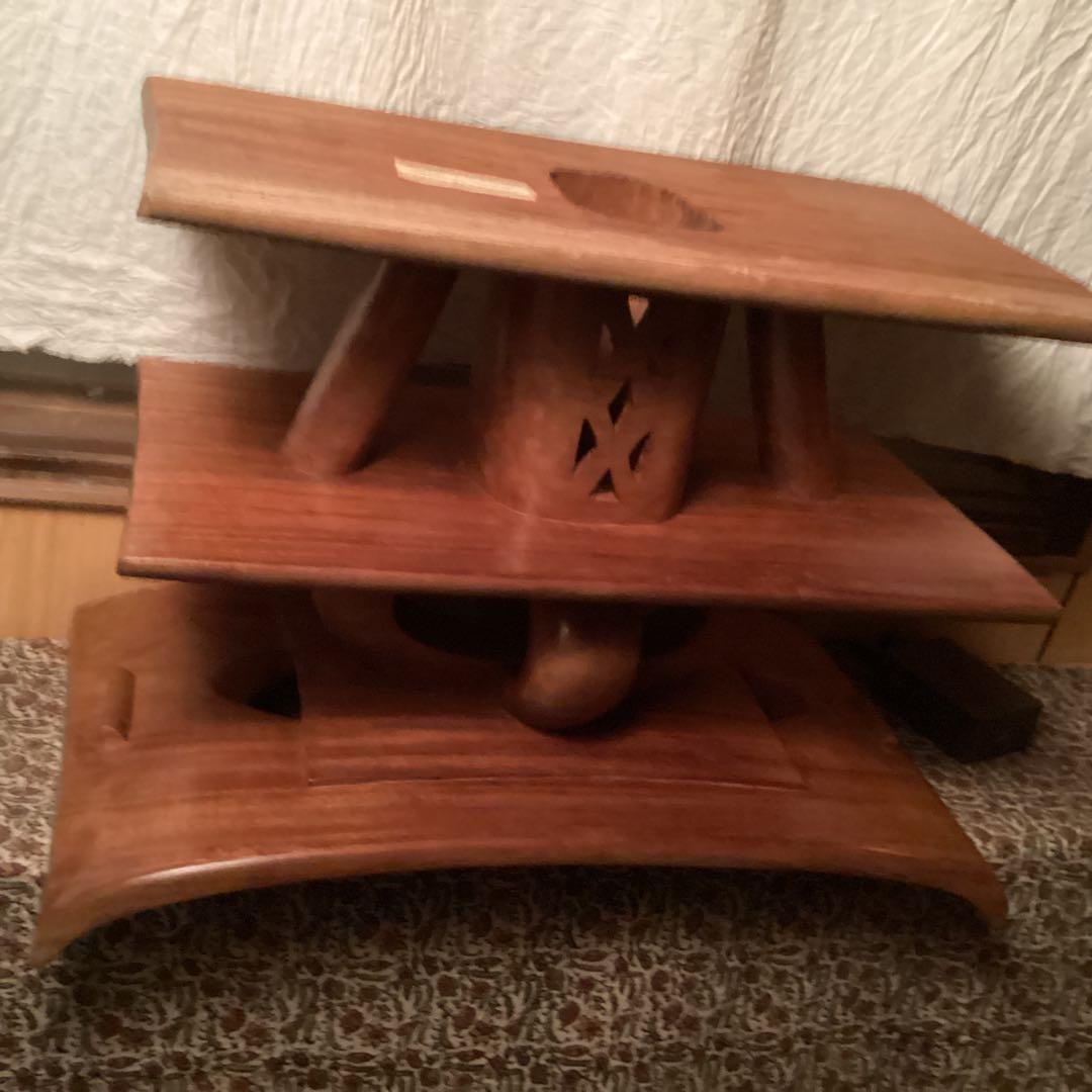 最終値下げ　アシャンティ族　スツール② アフリカ民芸