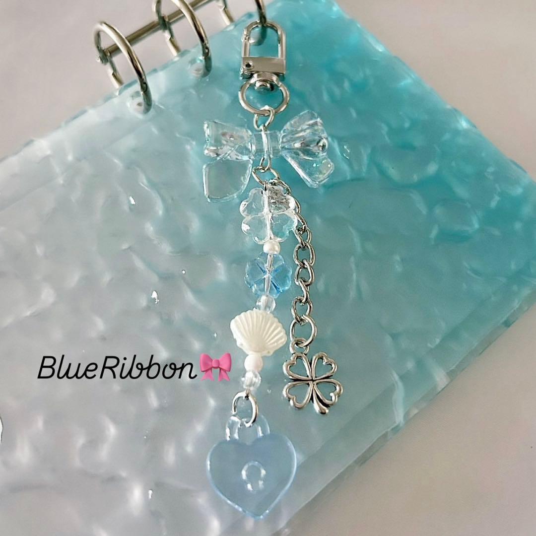 アクリルバインダー♡水流模様 A6韓国 バインダー貯金savingリボン