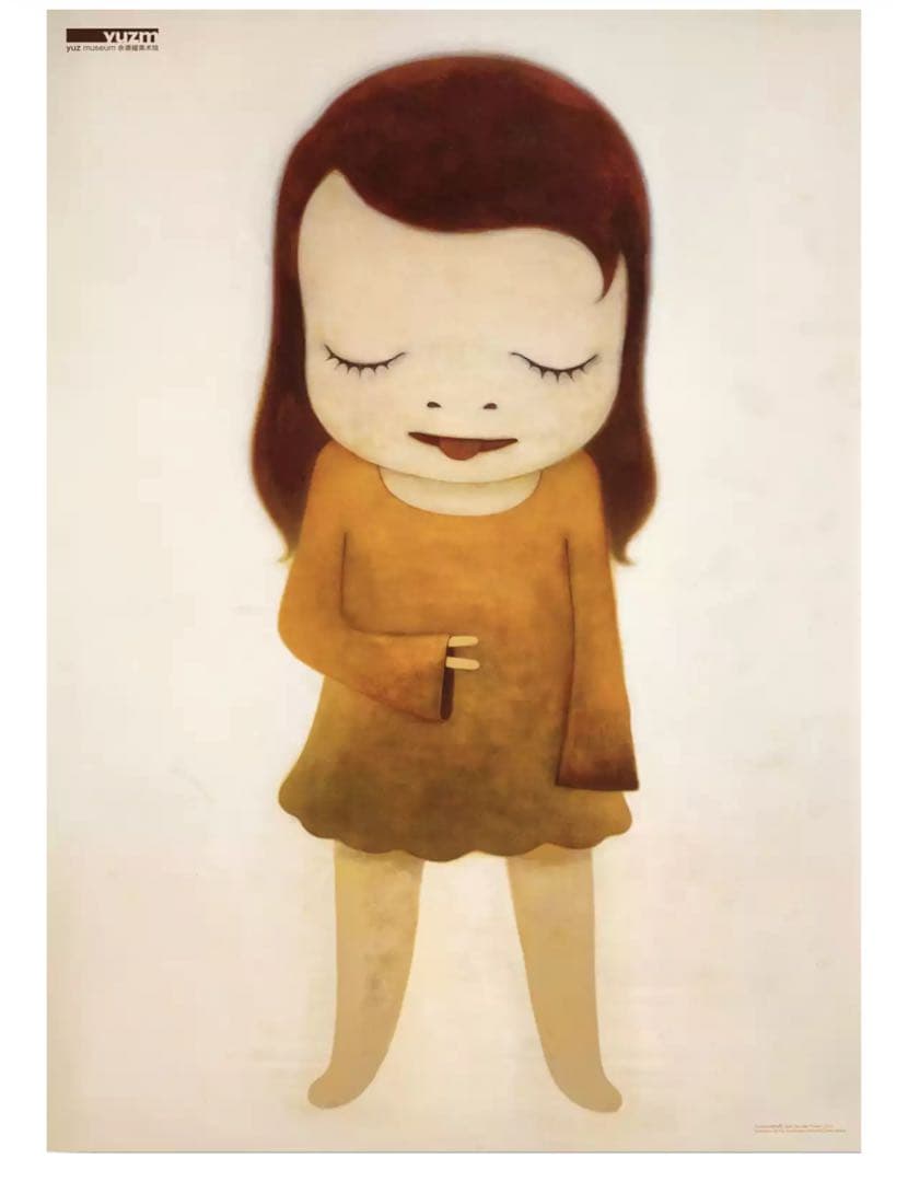 奈良美智 Jolie the Little Thinker B2ポスター 美術品・アンティーク