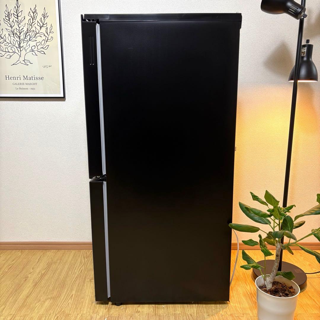 2023年製 冷蔵庫 一人暮らし 単身用 小型 3ヶ月保証付き ガラスドア 高級