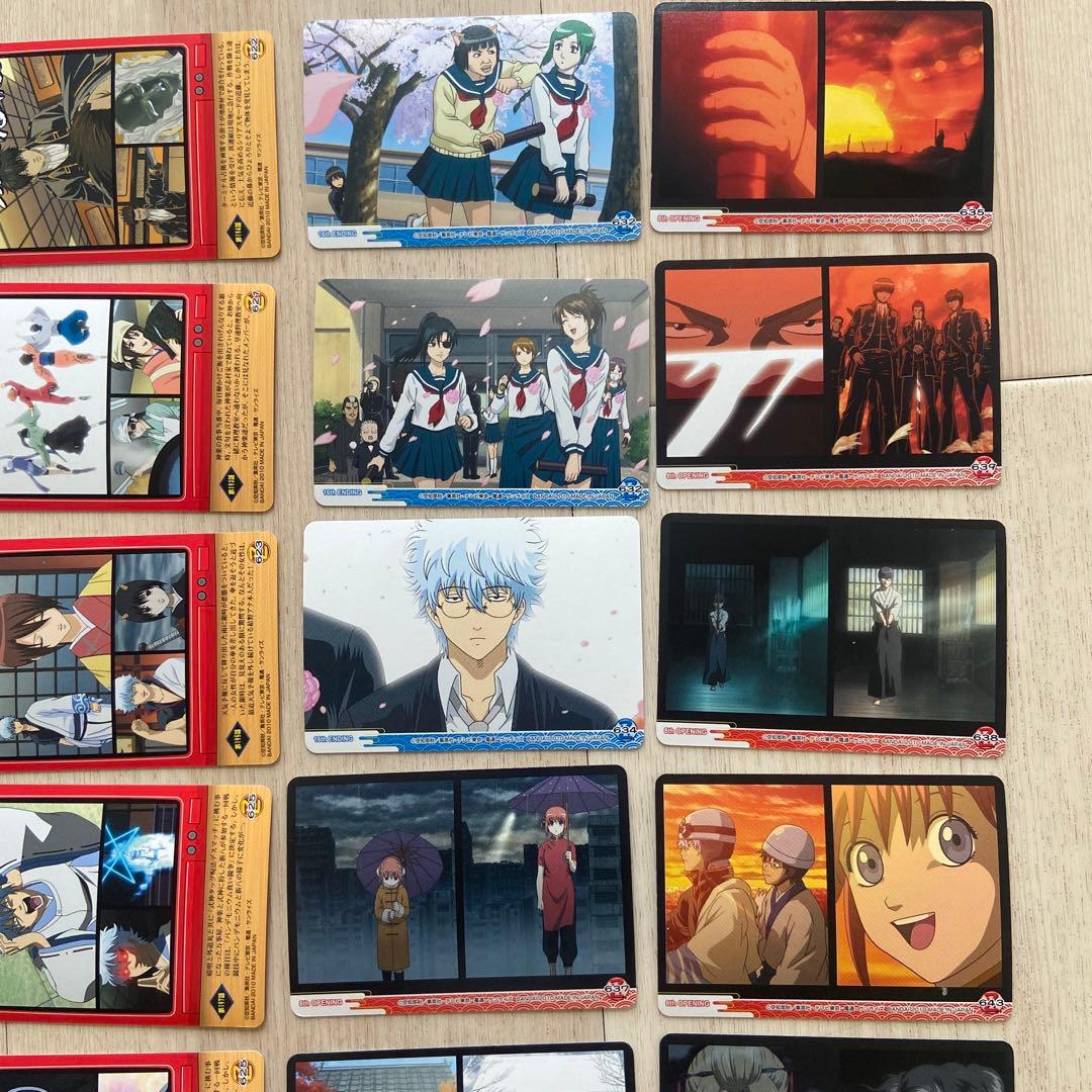 銀魂 カードまとめ売り 銀八先生 坂田銀時 ジャンプ アニメ グッズ