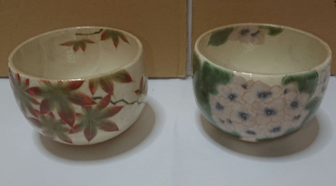 茶道具 京焼・清水焼・陶あん窯抹茶茶碗・未使用品４個