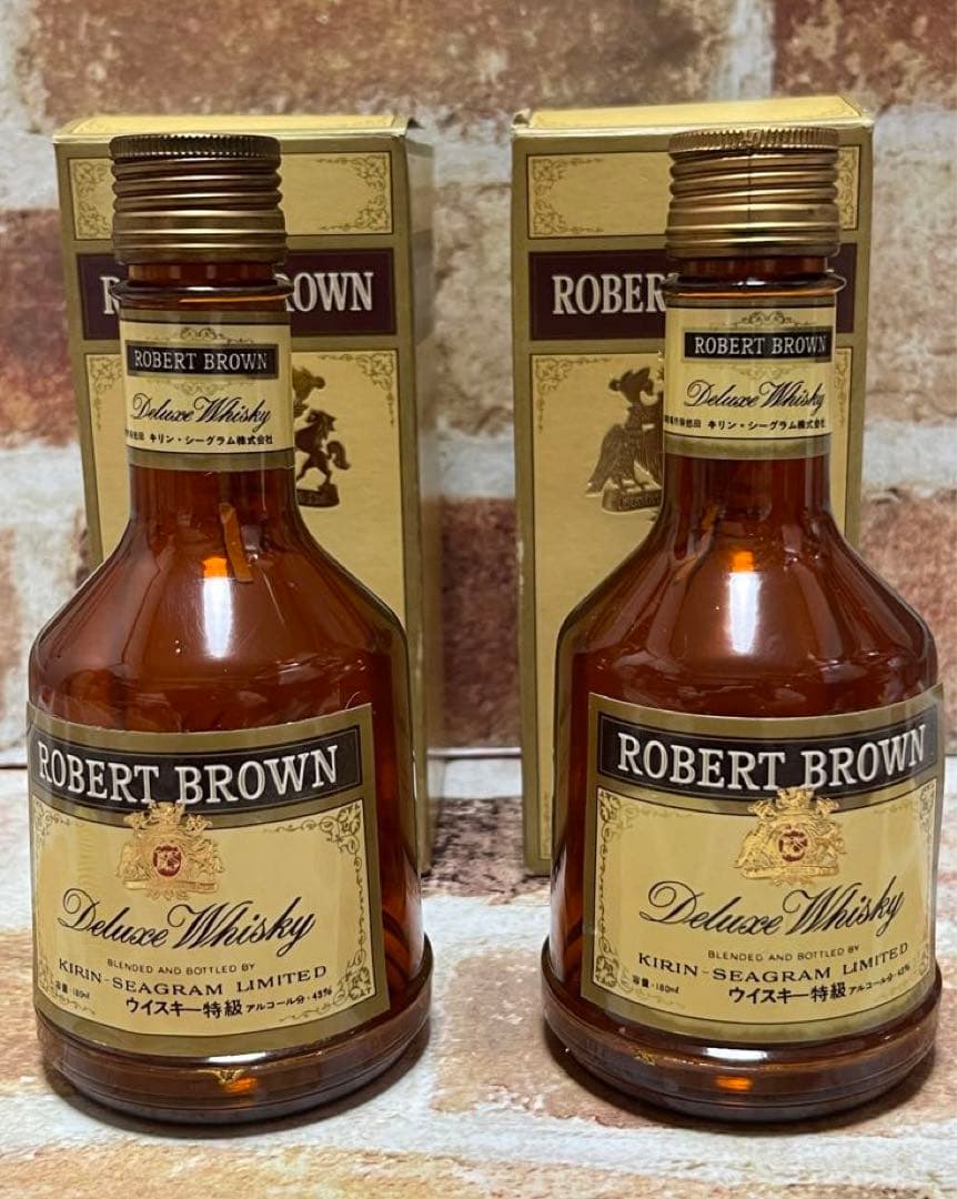 ロバートブラウン ウィスキー特級 ミニ貯金箱 - メルカリ