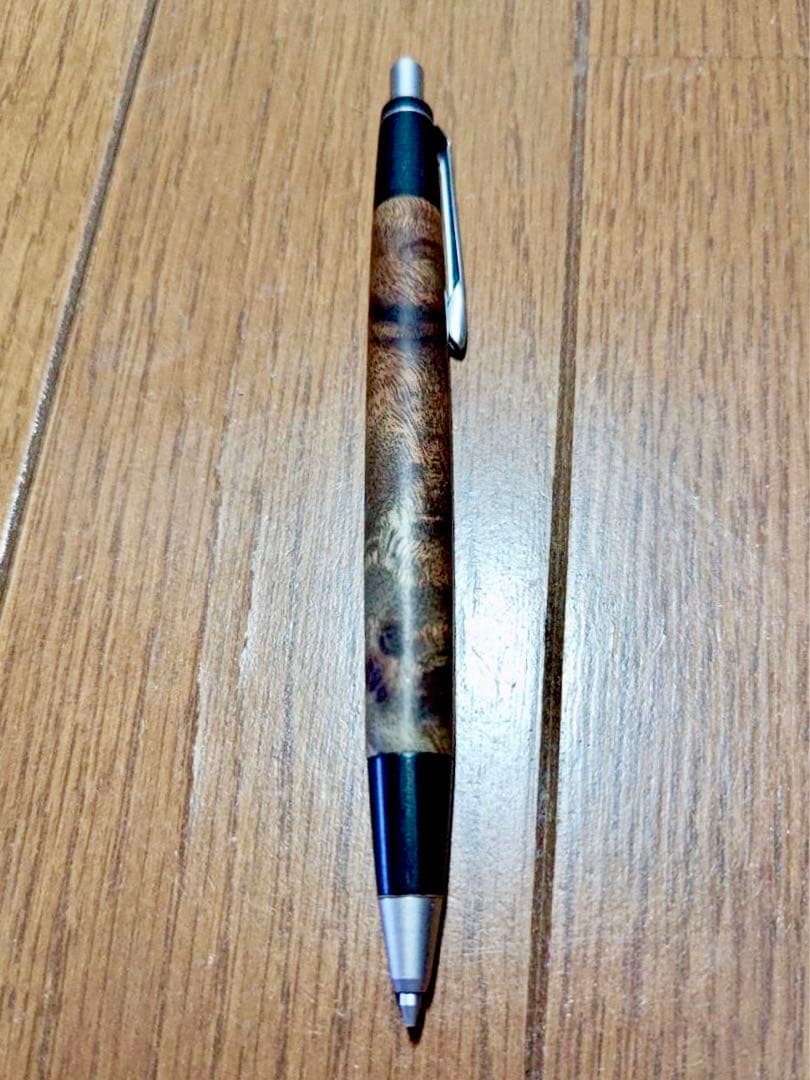 超希少】野原工芸 マーブルウッド 旧型シャーペン(固定式口金) - メルカリ