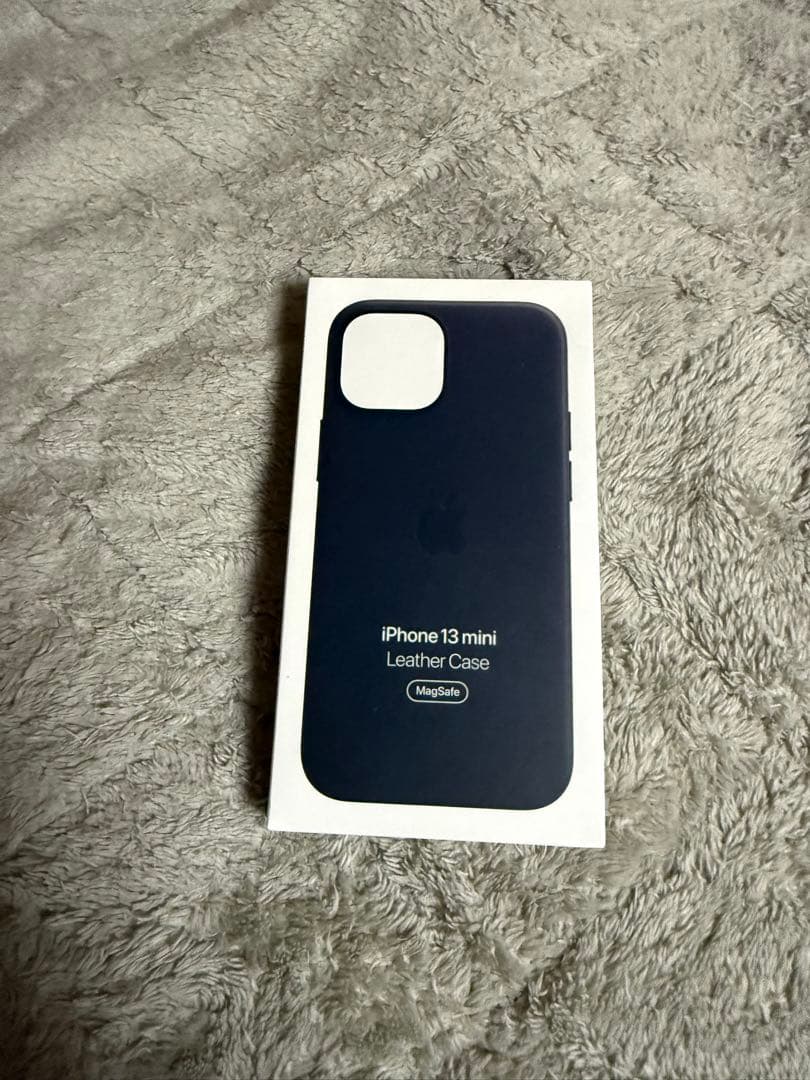 iPhone 13 mini Apple純正レザーケース ミッドナイト