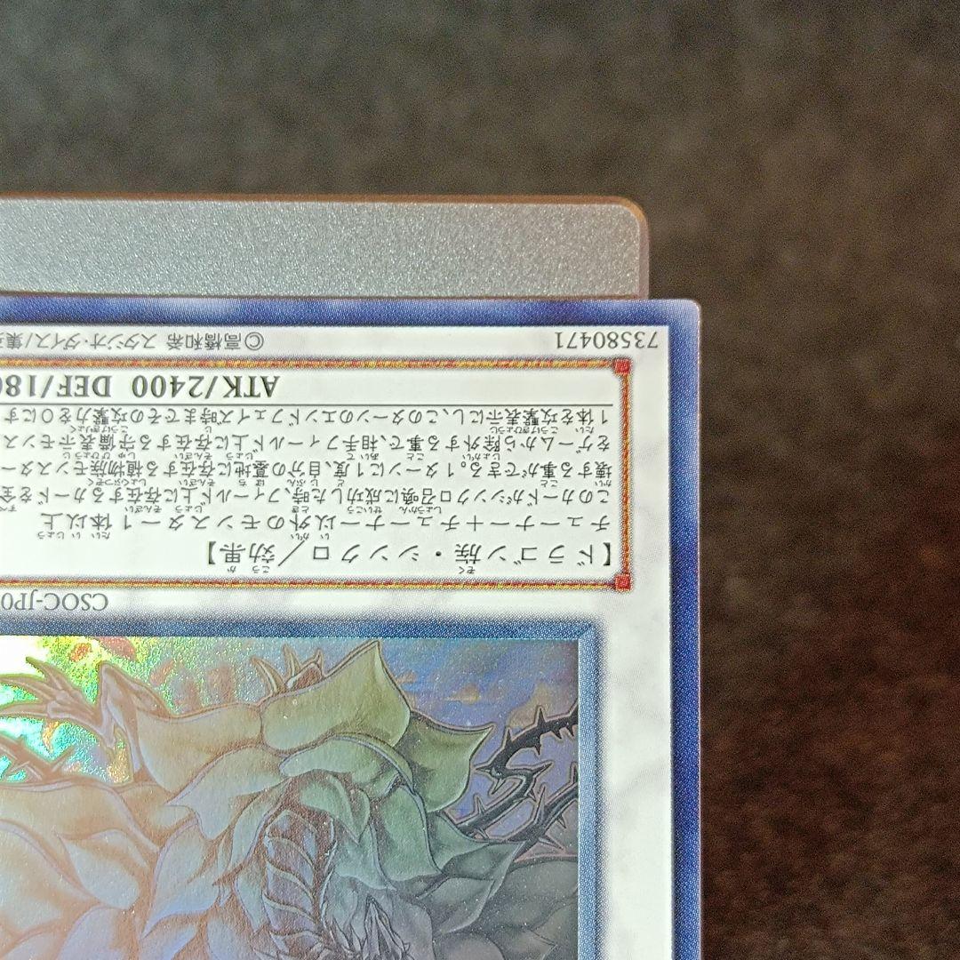 【未使用】ブラック・ローズ・ドラゴン ② ホログラフィックレア