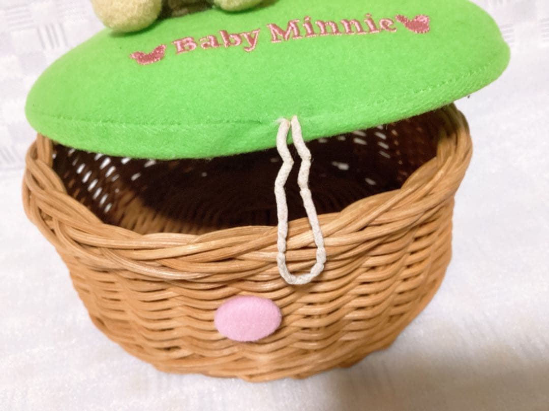 平成レトロ❤︎DiSNEY❤︎ 非売品 ミニーマウス ぬいぐるみ 小物入れ タグ付き