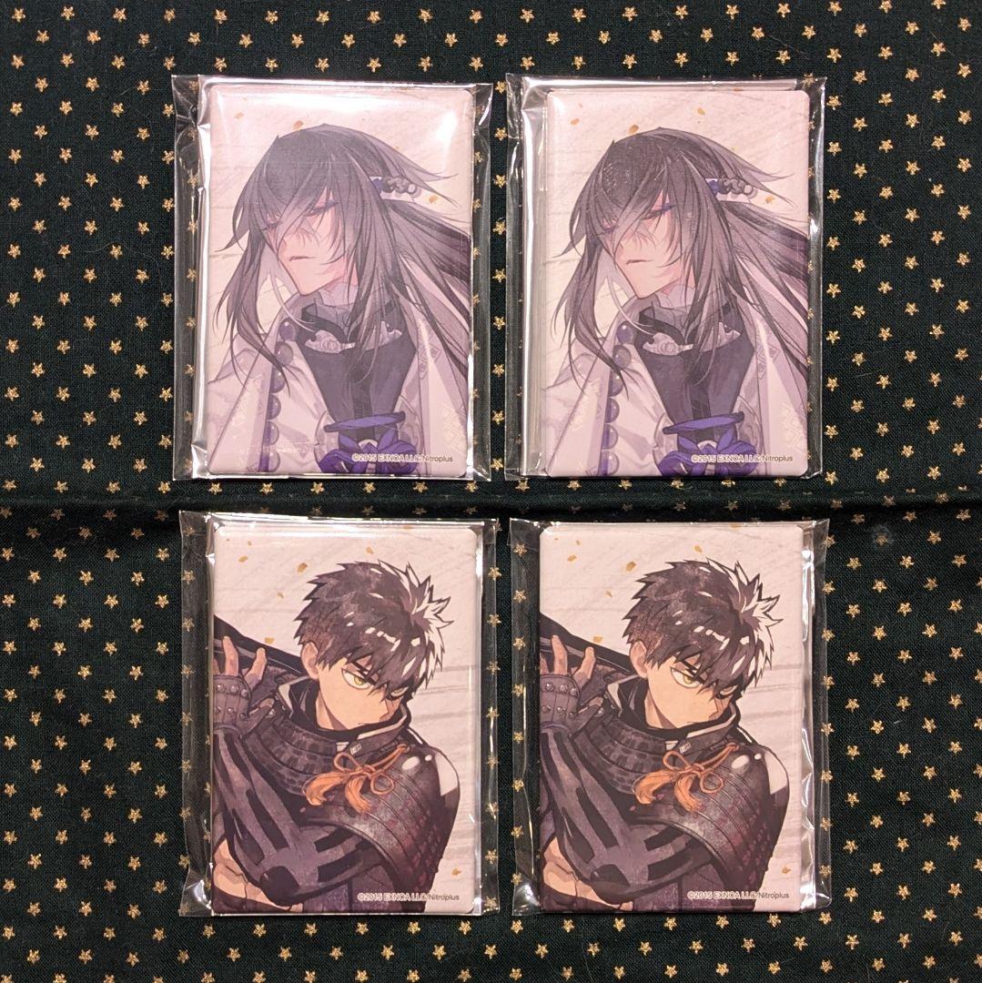 刀剣乱舞 とうらぶ スクエア 缶バッジ 五周年 祝画 数珠丸 同田貫