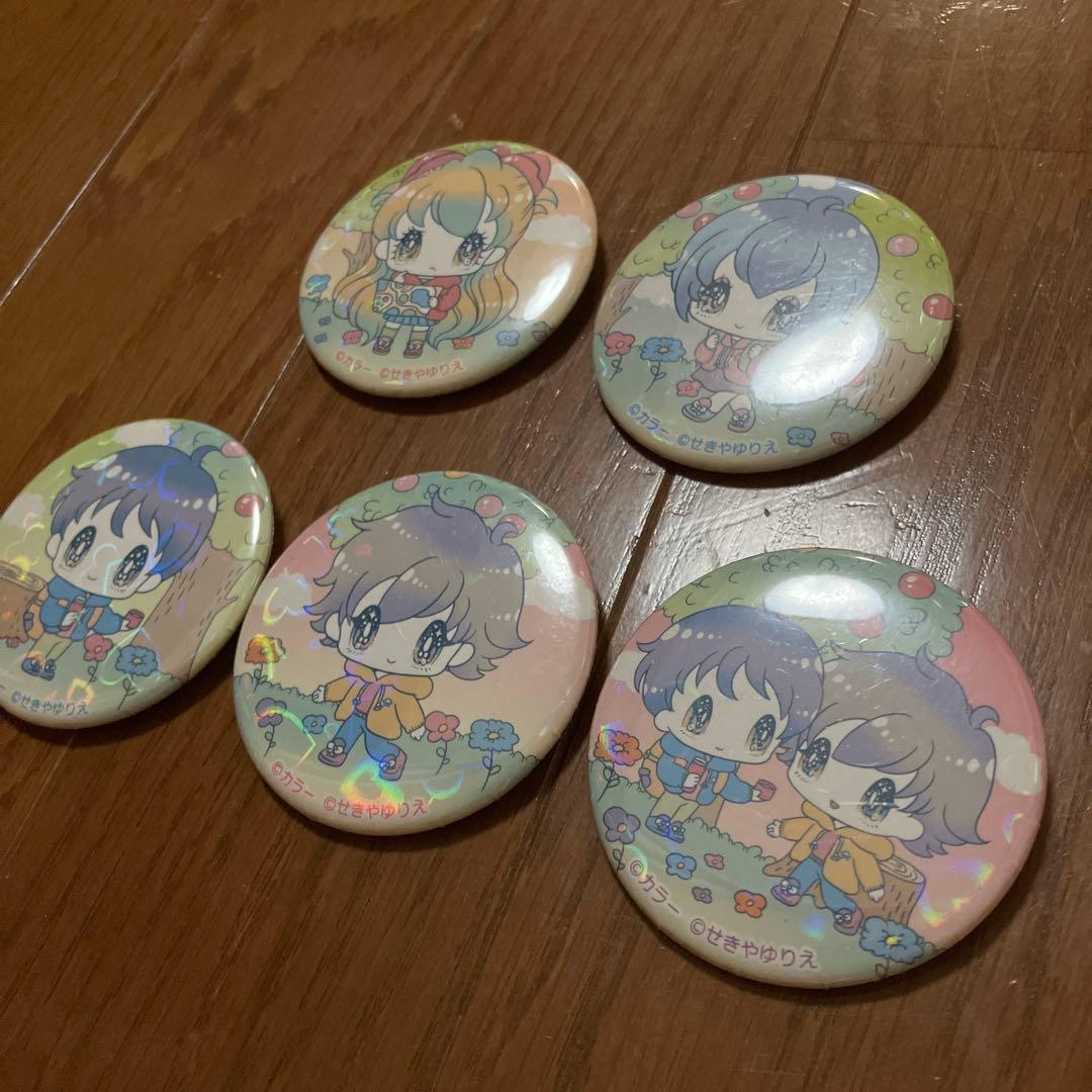 d*3様 エヴァンゲリオン　缶バッチ中古　5個セット