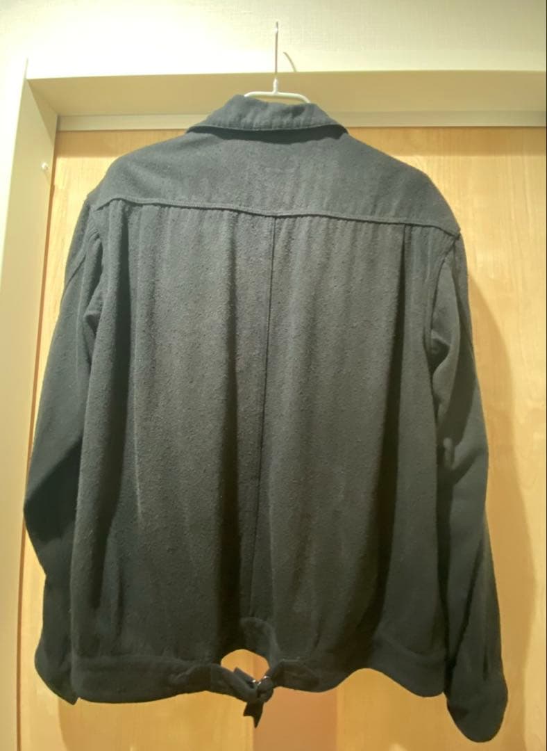 【COMOLI】シルクネップTYPE-1ST（black）size1 24SS