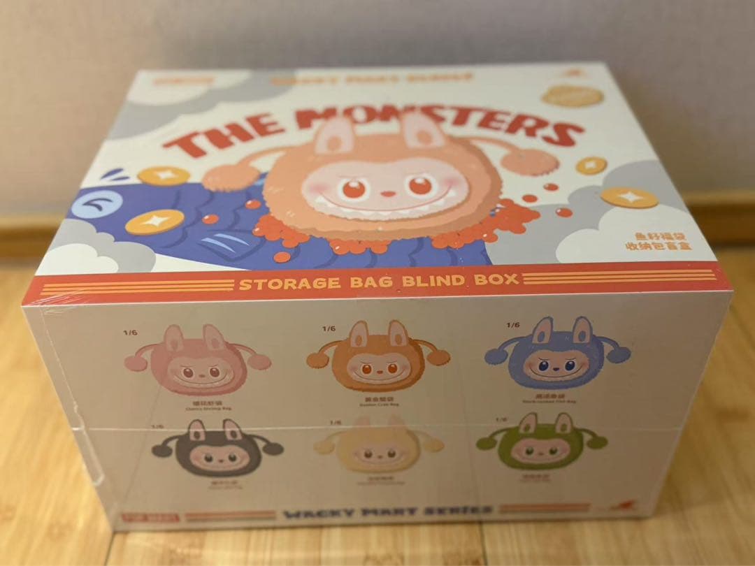 wacky mart ラブブ 巾着 アソートボックス wacky mart ラブブ 巾着