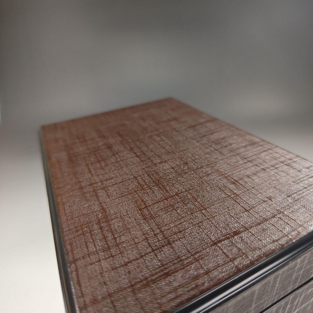 ウ235 茶箱『東山 川瀬表完作』『布摺 利休茶箱 共箱』野点 棗 香合