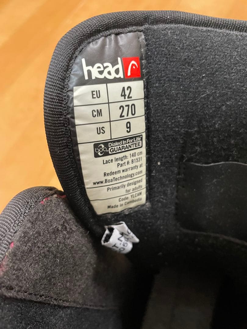 head スノーボードブーツ EU42 US9