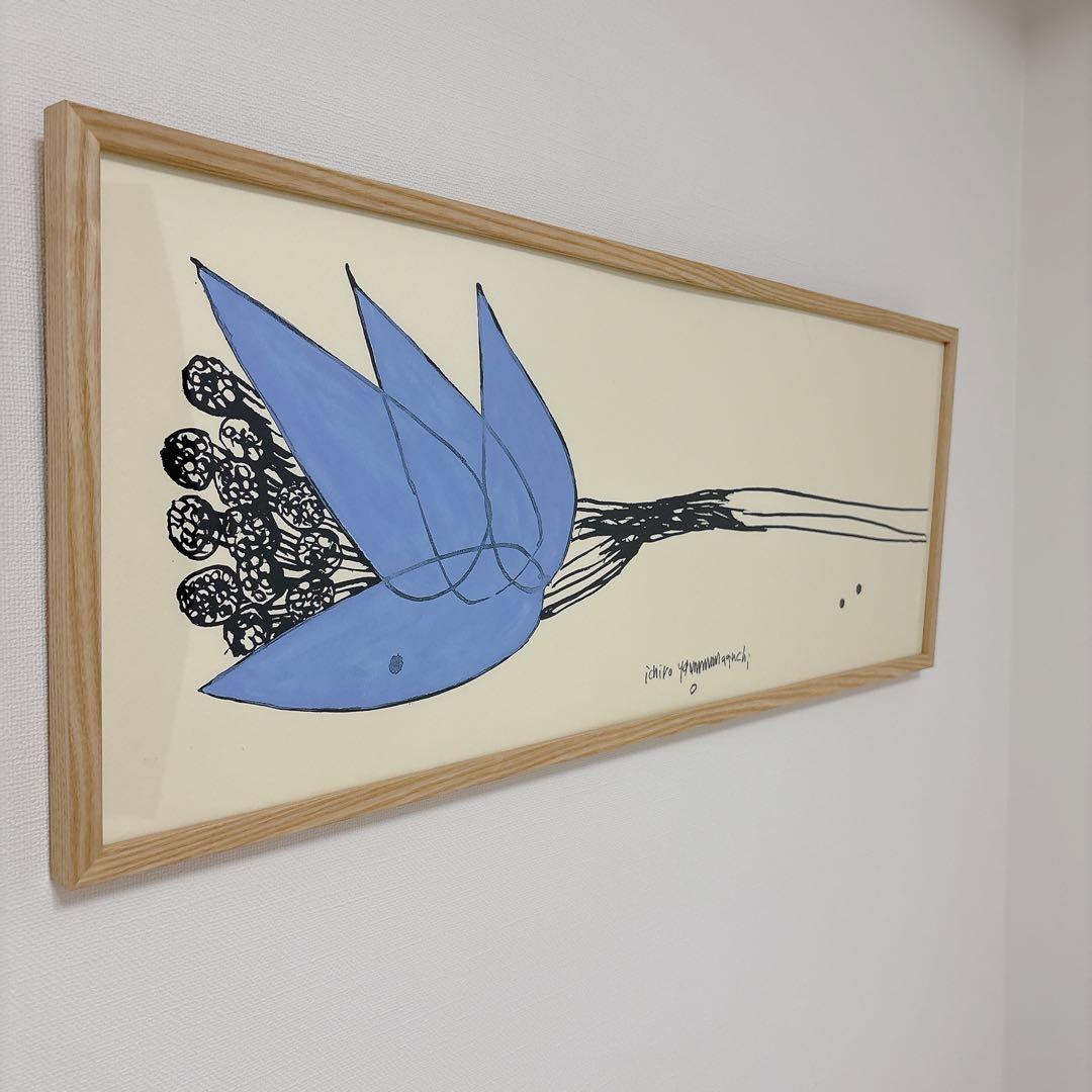 山口一郎 IDEE アートポスター HANA Blue・no.1