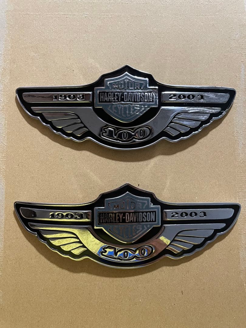 ハーレー100周年エンブレム - メルカリ