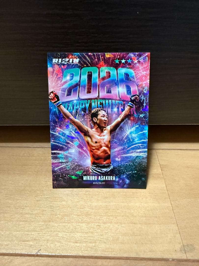 RIZIN ライコレ リアルカード 新春2026 朝倉未来 - メルカリ