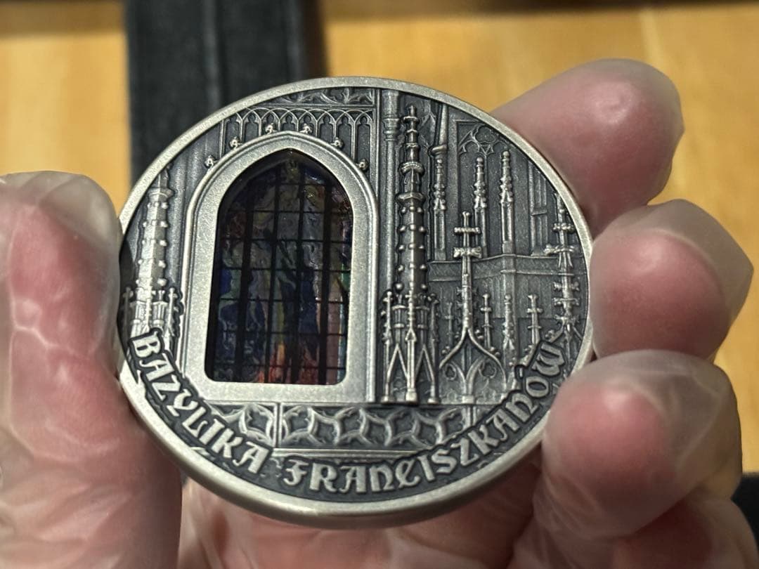 Qちゃん様専用】聖フランシス教会 ステンドグラスデザインの銀貨