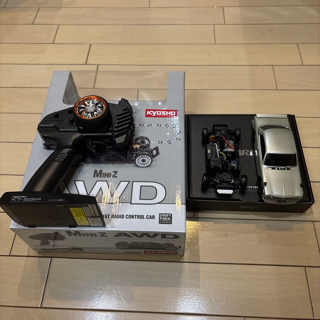 京商　ミニッツAWD スカイライン2000GT-R MRDコンバージョン済 京商 ミニッツAWD 日産 スカイライン 2000GT-R (KPGC10) チューンド