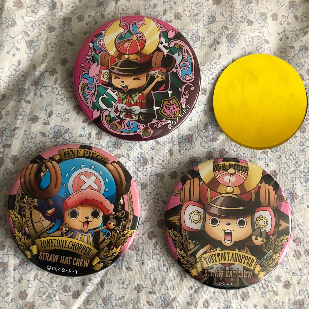ワンピース チョッパー 輩缶バッジ アルティメットクルー 3点セット