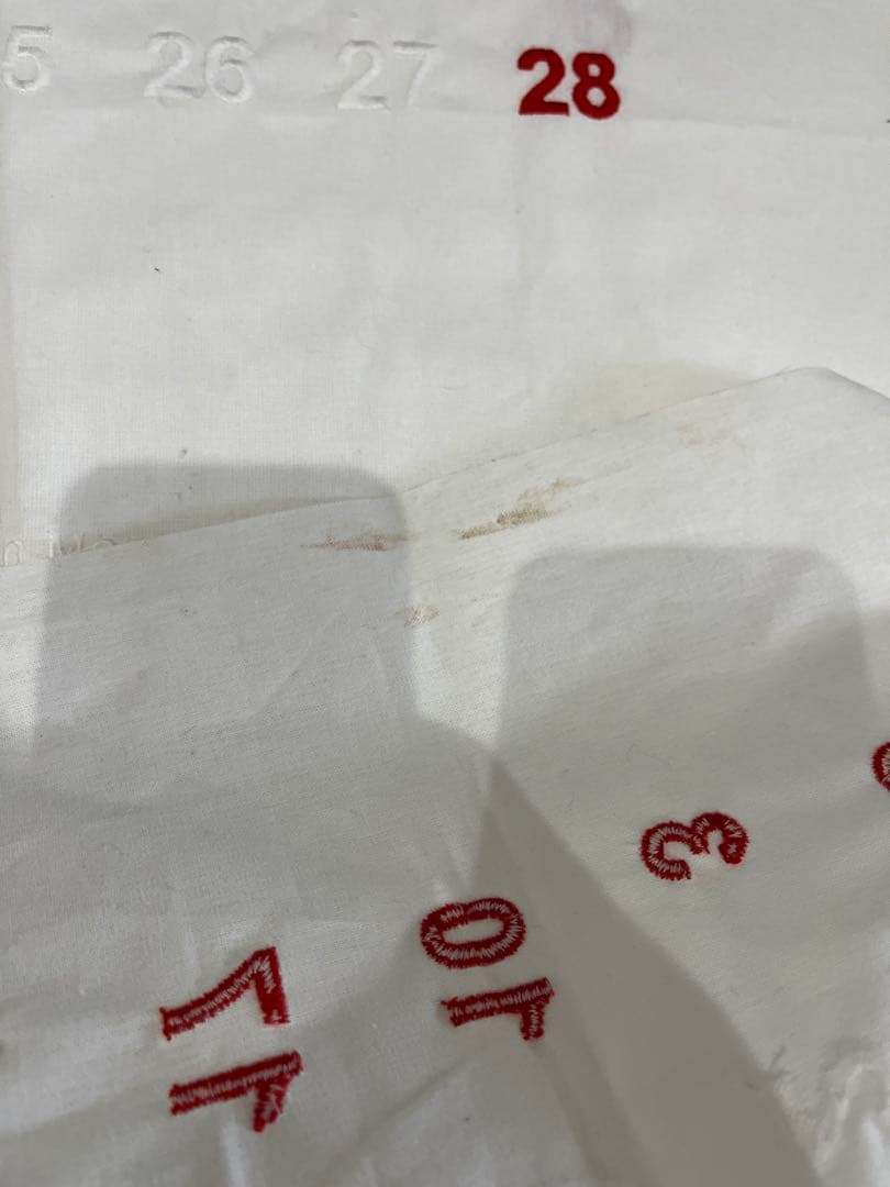 希少　Martin Margiela カレンダー　布　13番　インテリア