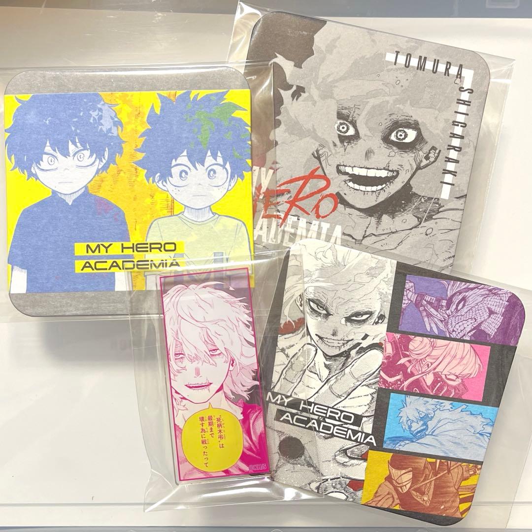 ヒロアカ 原画展 名言アクリルバッジコレクション アートコースター 死