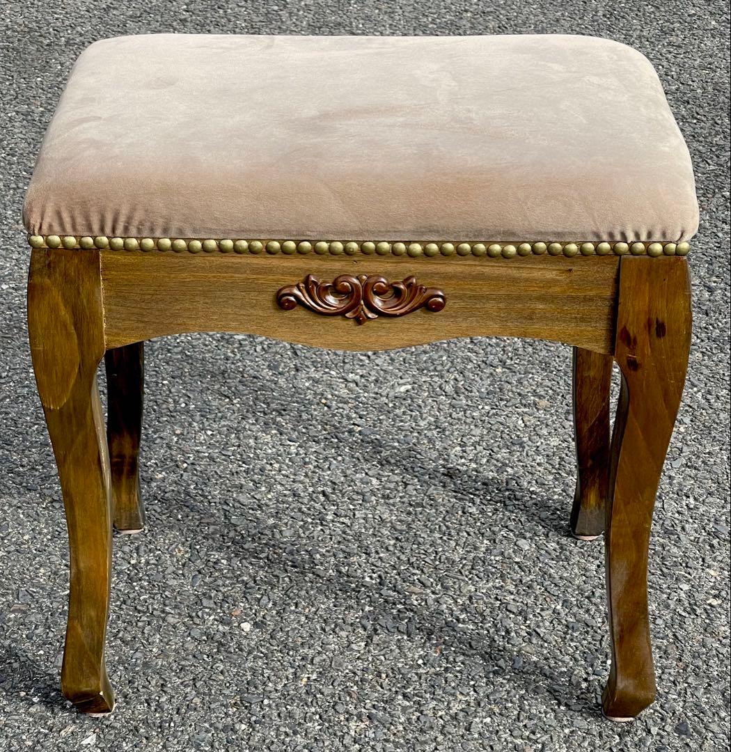 洋風 アンティークデスク 木製 軽量 テーブル イスセット