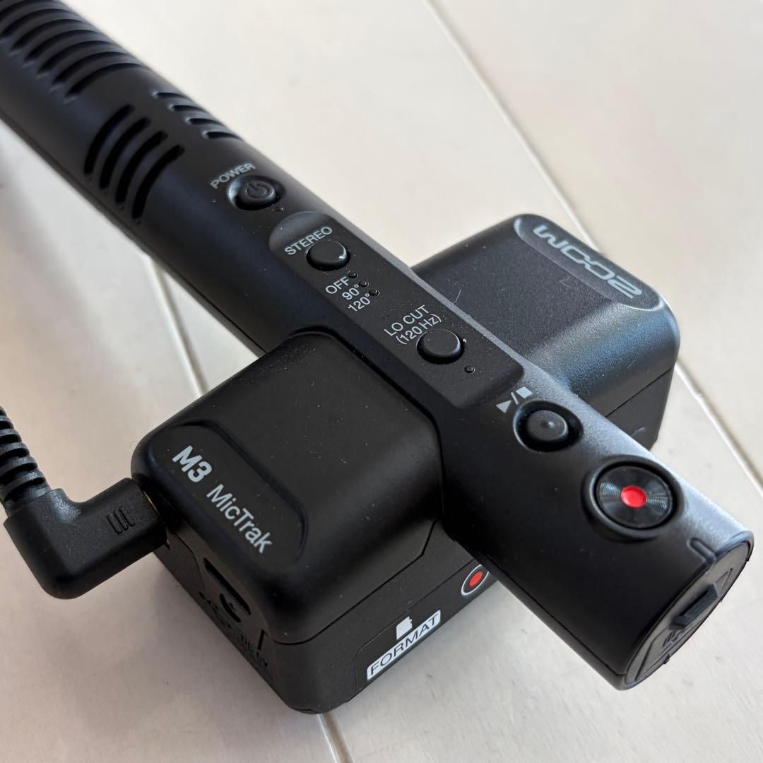 ZOOM ズーム M3 ショットガンマイク32bitフロート録音対応