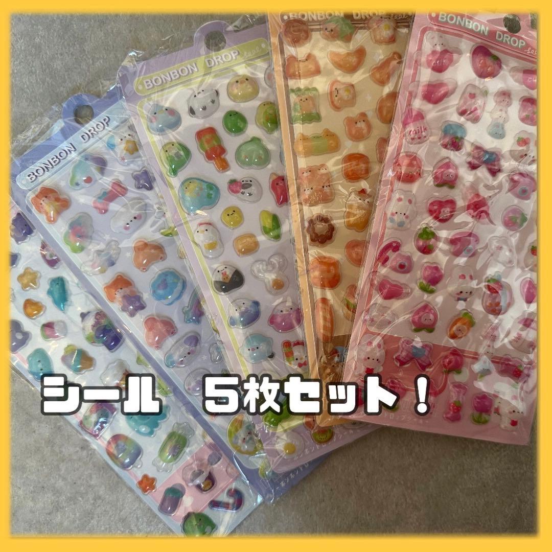 ボンボンドロップシール‪‪❤︎‬ 5枚セット BONBON DROPシールセット 5枚‬
