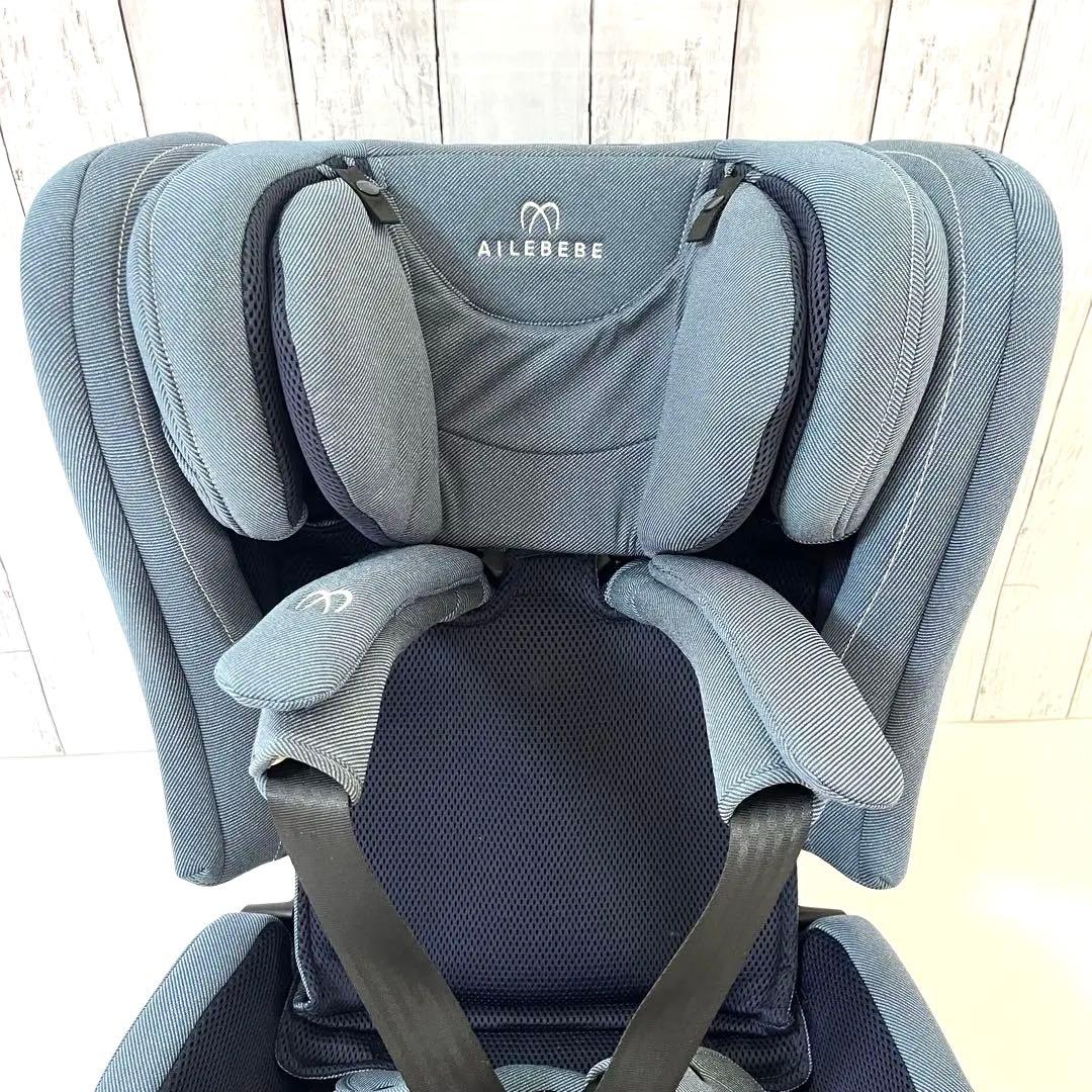 エールべべ パパット2 プレミアム ジュニアシート デニムブルー
