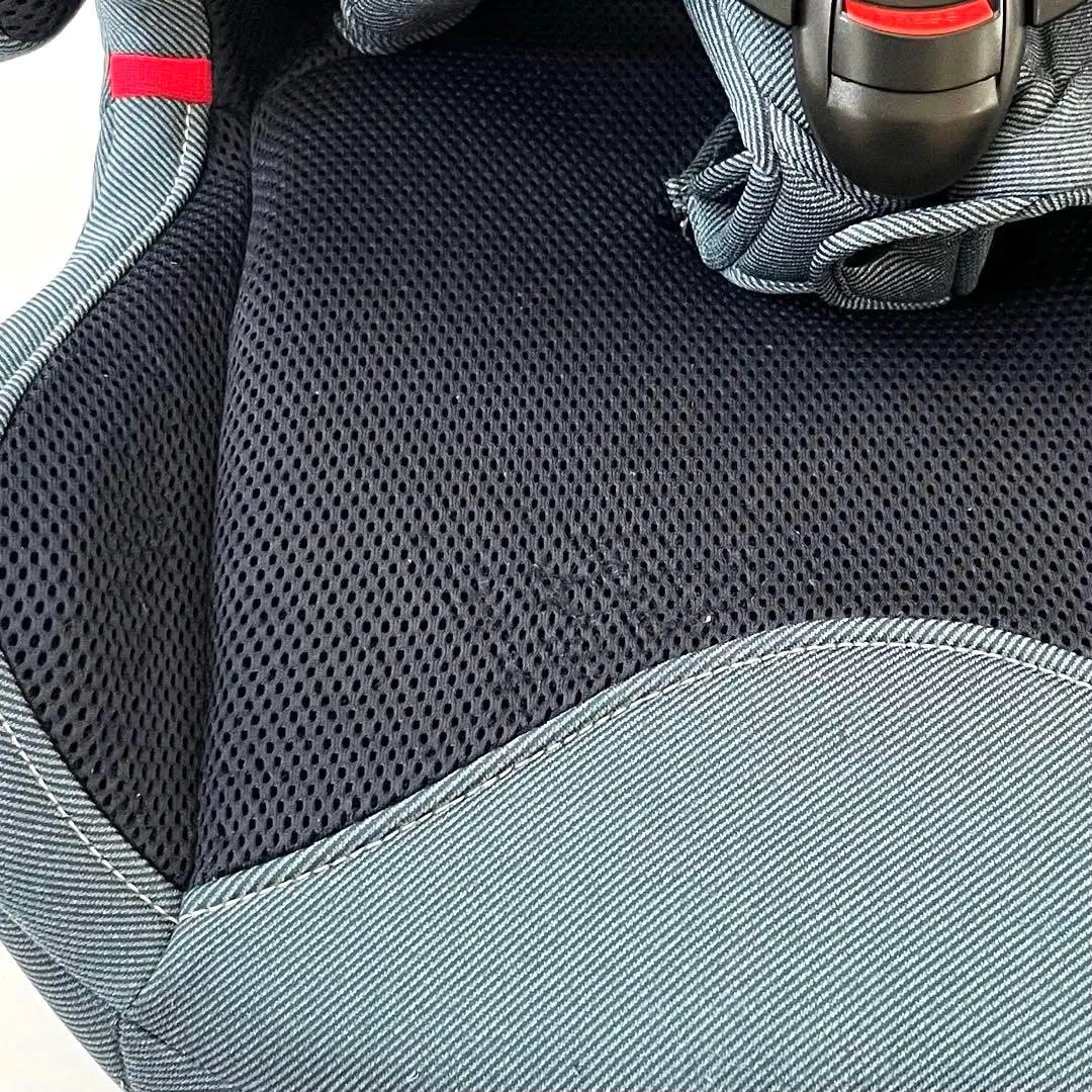 エールべべ パパット2 プレミアム ジュニアシート デニムブルー