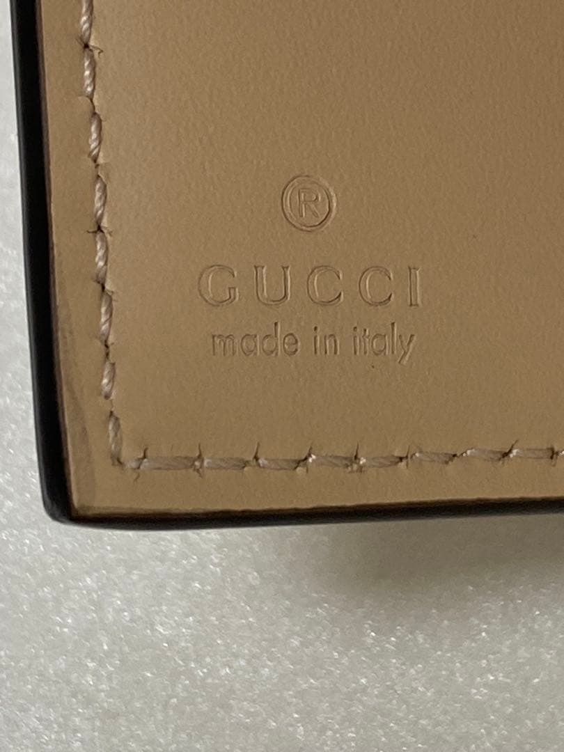 3-3204 GUCCI グッチ 3つ折り財布 GGロゴ ミディアム ウォレット