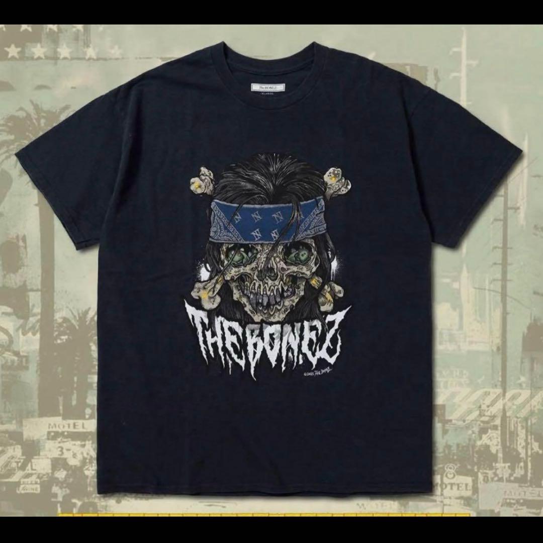 THE BONEZ bandana skull Tシャツ XL