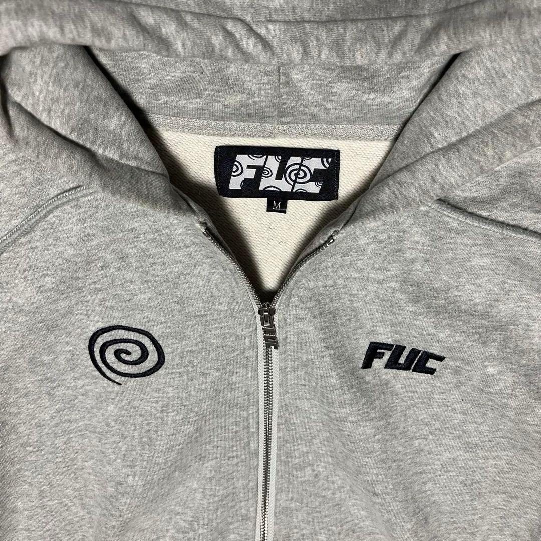 SOL soonerorlater FUCジップアップ パーカー　グレー